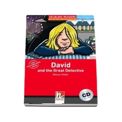 David and the Great Detective with Audio CD, level 1