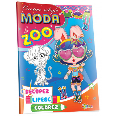 Decupez, lipesc, colorez. Moda la zoo