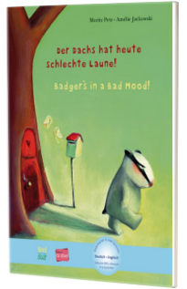 Der Dachs hat heute schlechte Laune! Kinderbuch Deutsch-Englisch mit MP3-Horbuch als Download