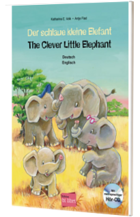 Der schlaue kleine Elefant . Deutsch-Englisch
