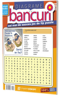 Diagrame cu bancuri, numarul 81. Cel mai de succes joc de tip puzzle, nivel mediu Diagrame cu bancuri, numarul 81. Cel mai de succes joc de tip puzzle, nivel mediu