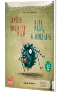Die wutende Spinne Riza . Deutsch-Rumanisch