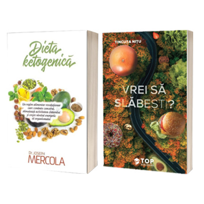 Pachet 2 carti cu diete: Vrei sa slabesti? si Dieta ketogenica