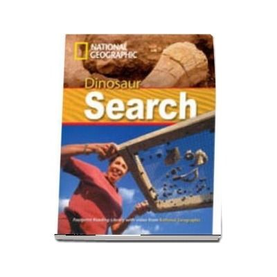 Dinosaur Search. Footprint Reading Library 1000. Book with Multi ROM