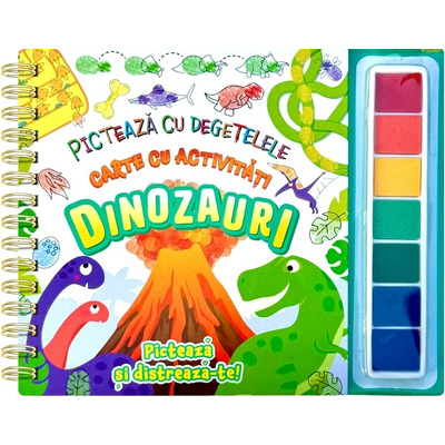 Dinozauri. Picteaza cu degetele