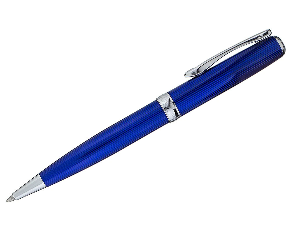 Diplomat Excellence A2 - Sky-Line Blue Chrome - pix easyFLOW