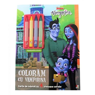 Disney Junior. Vampirina. Coloram cu Vampirina (contine 4 creioane cerate)