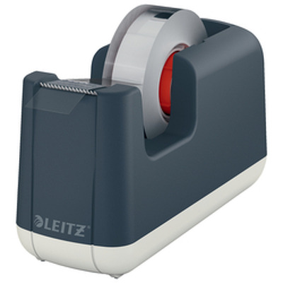 Dispenser pentru banda adeziva LEITZ Cosy, PS, banda inclusa, gri antracit