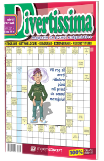 Divertissima, numarul 317. Nivel avansat, magazin de jocuri enigmistice