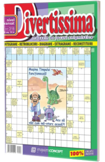 Divertissima, numarul 318. Nivel avansat, magazin de jocuri enigmistice