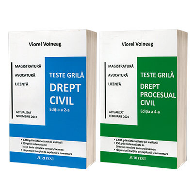 Set de autor Viorel Voineag - Teste grila pentru drept civil si drept procesual civil