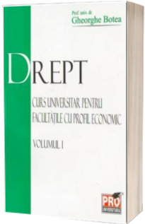 Drept-Curs universitar pentru facultatile cu profil economic vol I