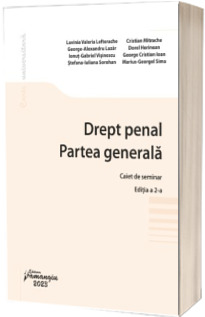 Drept penal. Partea generala. Caiet de seminar. Editia a 2-a