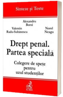 Drept penal. Partea speciala