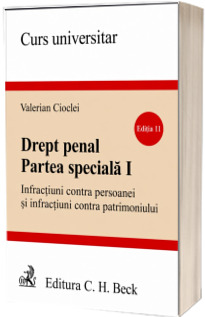 Drept penal. Partea speciala I