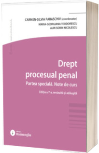 Drept procesual penal. Partea speciala. Note de curs
