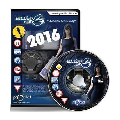 DVD, Auto B+ V.3 - Software pentru obtinerea permisului de conducere auto categoria B - Editie actualizata 2016