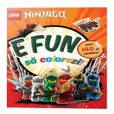 E fun sa colorezi - Ninjago