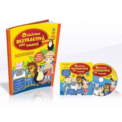 Edu - O calatorie distractiva spre vacanta - Evaluare interdisciplinara pentru clasa pregatitoare (Bonus jocul distractiv Combo)