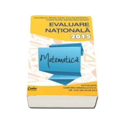 Evaluare nationala 2015 Matematica