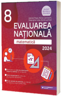 Evaluarea Nationala 2024 clasa a VIII-a. Matematica