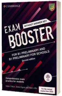 Exam Booster for B1 Preliminary and B1 Preliminary for Schools without Answer Key with Audio for the Revised 2020 Exams