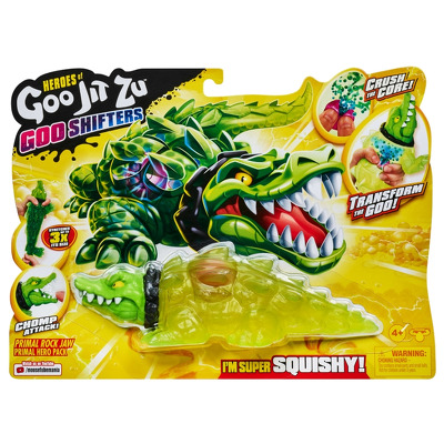 Figurina elastica Goo Jit Zu Gooshifters Primal Rock Jaw