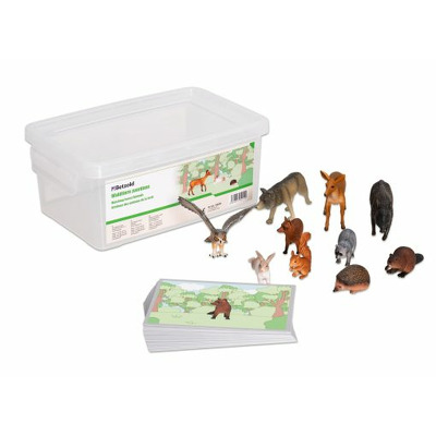 Figurine animale Montessori tema animalele padurii
