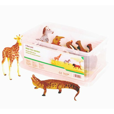Figurine animale Montessori tema salbatice