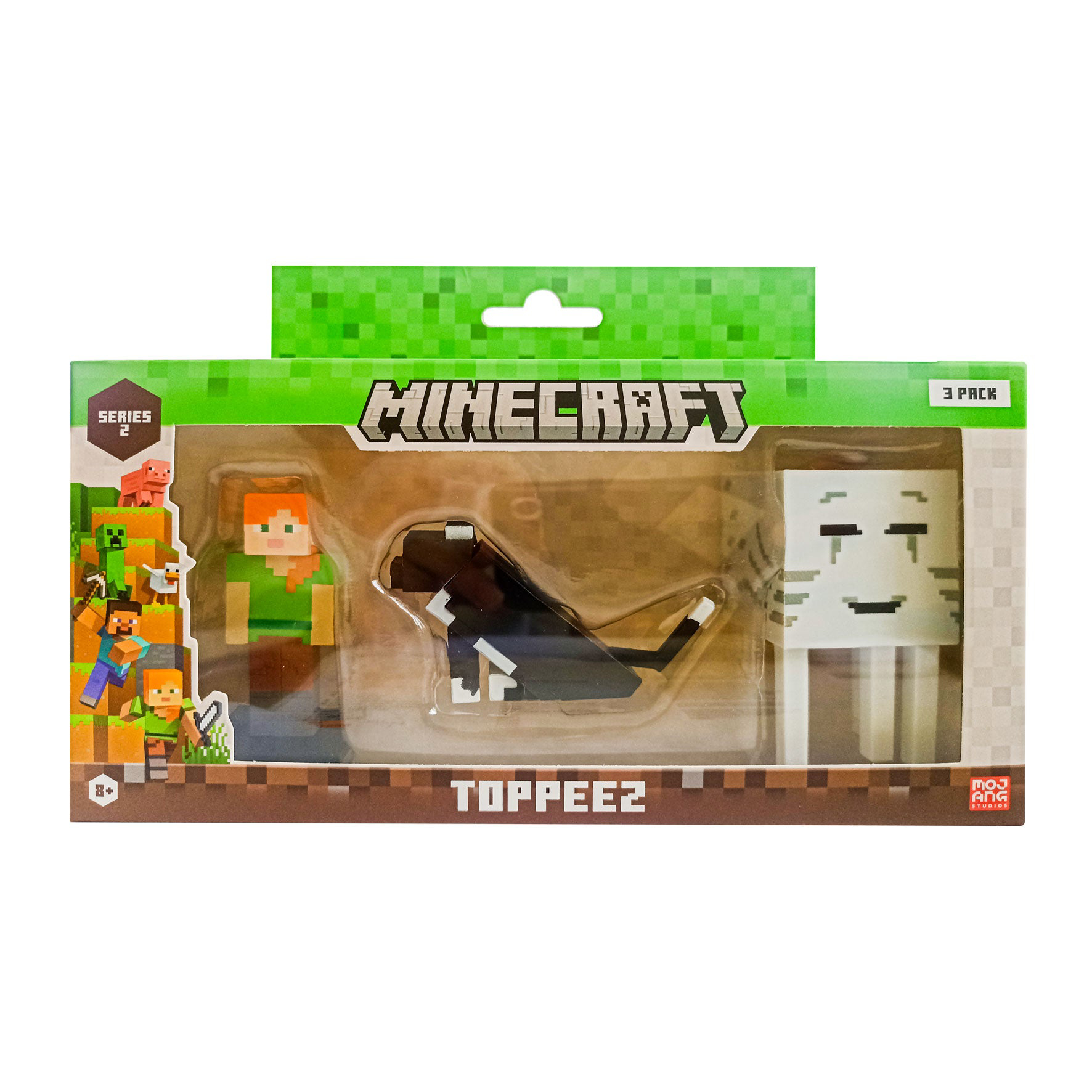 Figurine Minecraft Topeez 3 bucati - Pillager, Drowned si Goat PMIMC2221PDG