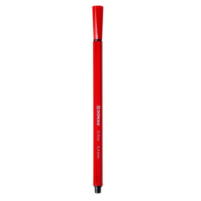 Fine liner, varf fetru 0.4mm, D-Fine - rosu