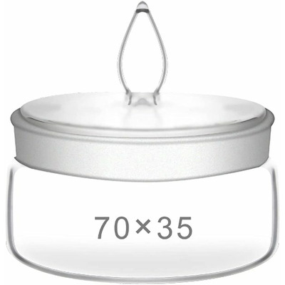 Fiola de cantarire forma joasa 60 ml din sticla borosilicata