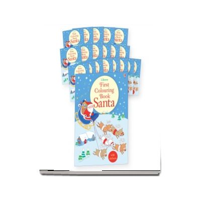 First colouring book Santa gift pack (20 copies)