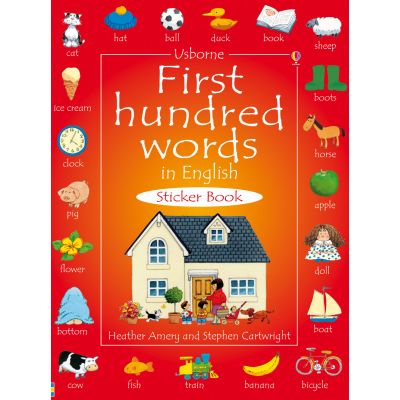 First hundred words in English sticker book