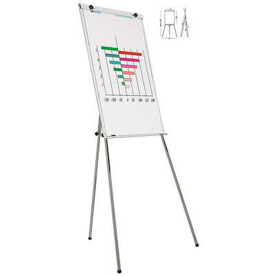 Flipchart magnetic, 100 x 70 cm, Smit Budget