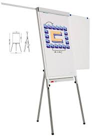 Flipchart magnetic, 105 x 70 cm, cu brate laterale, SMIT Standard Plus