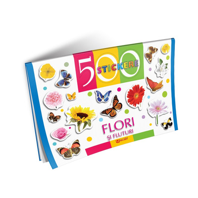 Flori si fluturi- 500 Stickere
