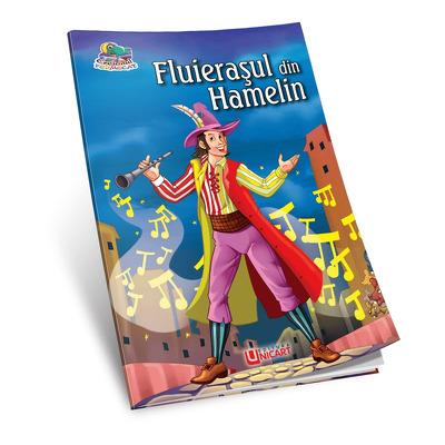 Fluierasul din Hamelin. Carte de colorat