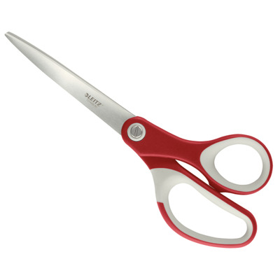 Foarfece de birou, 205 mm - rosu, Leitz Titanium