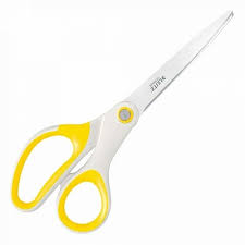 Foarfece pentru birou LEITZ WOW Titanium, 205 mm, galben