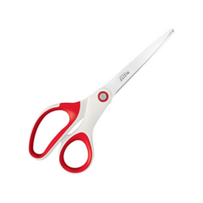 Foarfece pentru birou LEITZ WOW Titanium, 205 mm, rosu