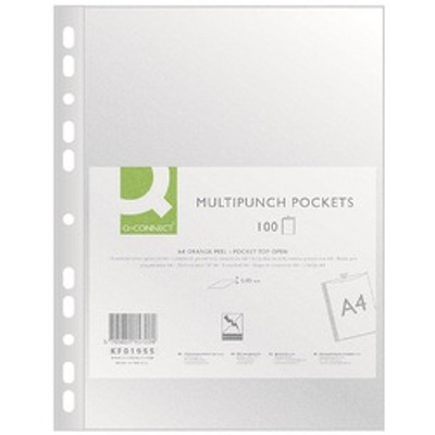 Folie protectie pentru documente, 50 microni, 100folii/set, transparenta
