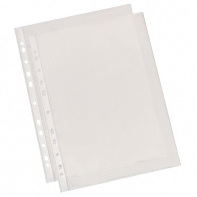 Folie protectie pentru documente,  55 microni,  10buc/set, Esselte - cristal