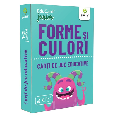 Forme si culori - carti de joc educative