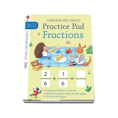 Fractions practice pad 7-8