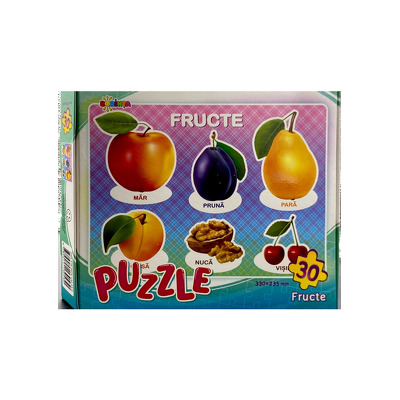 Fructe. Puzzle cu 30 de piese