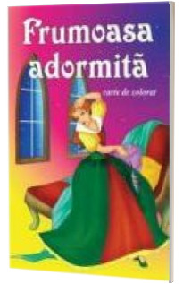 Frumoasa adormita (Carte de colorat)