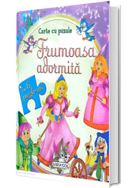 Frumoasa adormita, cu 6 puzzle-uri (coperti buretate si pagini cartonate)