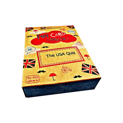 Fun card English The USA Quiz