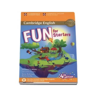 Fun for Starters Students Book with Online Activities with Audio (4th edition)